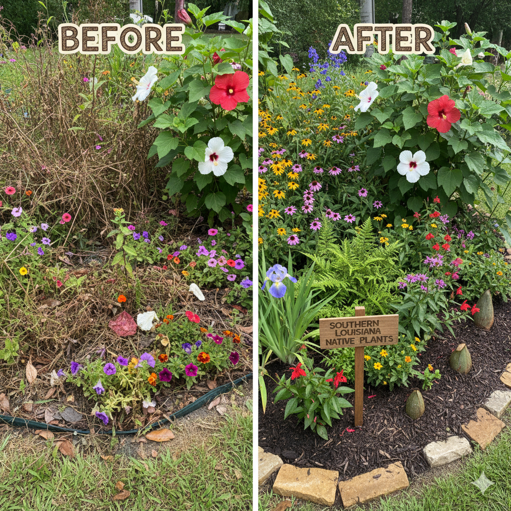 Flower Bed Clean Out & Weed Removal